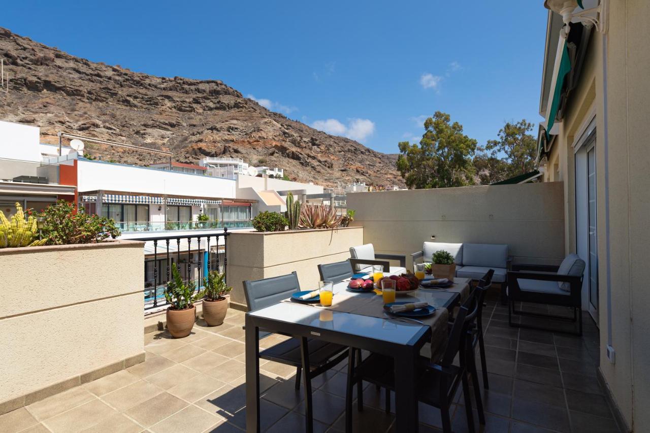 Amarre Moon Apartment Puerto De Mogan Bagian luar foto